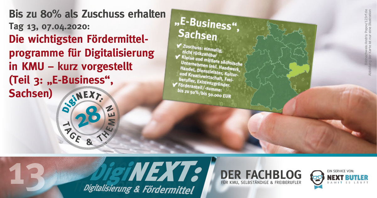 Die wichtigsten Fördermittelprogramme für die Digitalisierung in KMU – kurz vorgestellt (Sachsen)