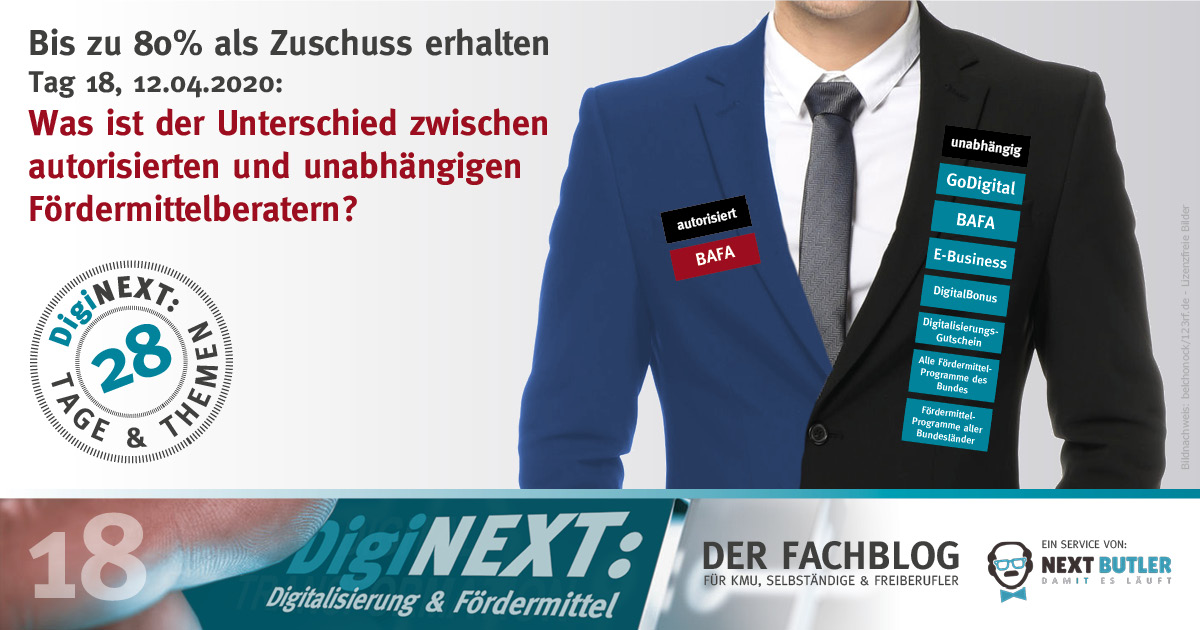 Was ist der Unterschied zwischen autorisierten und unabhängigen Fördermittelberatern?